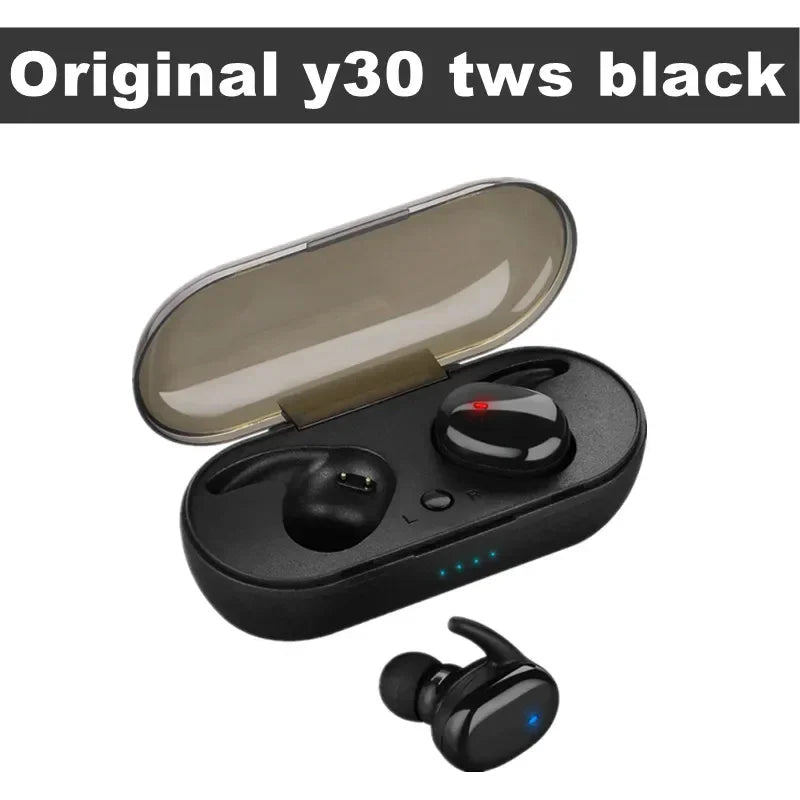 TWS Bluetooth earbuds Earphones Wireless headphones Touch Control Sports Earbuds Microphones Music Headset Oasis Select black