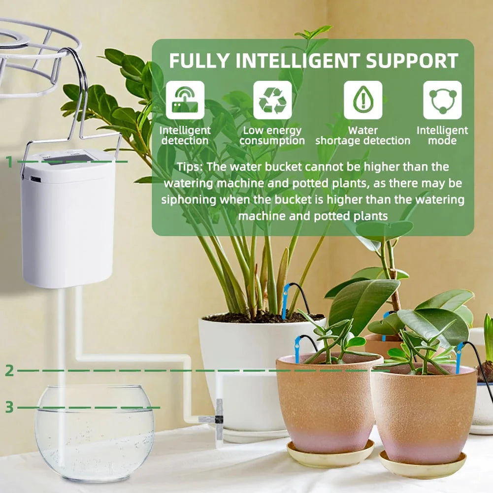 Automatic Drip Irrigation Kit 2/8/16 Heads + Timer | Plant Waterer Drip Irrigation Kit Oasis Select