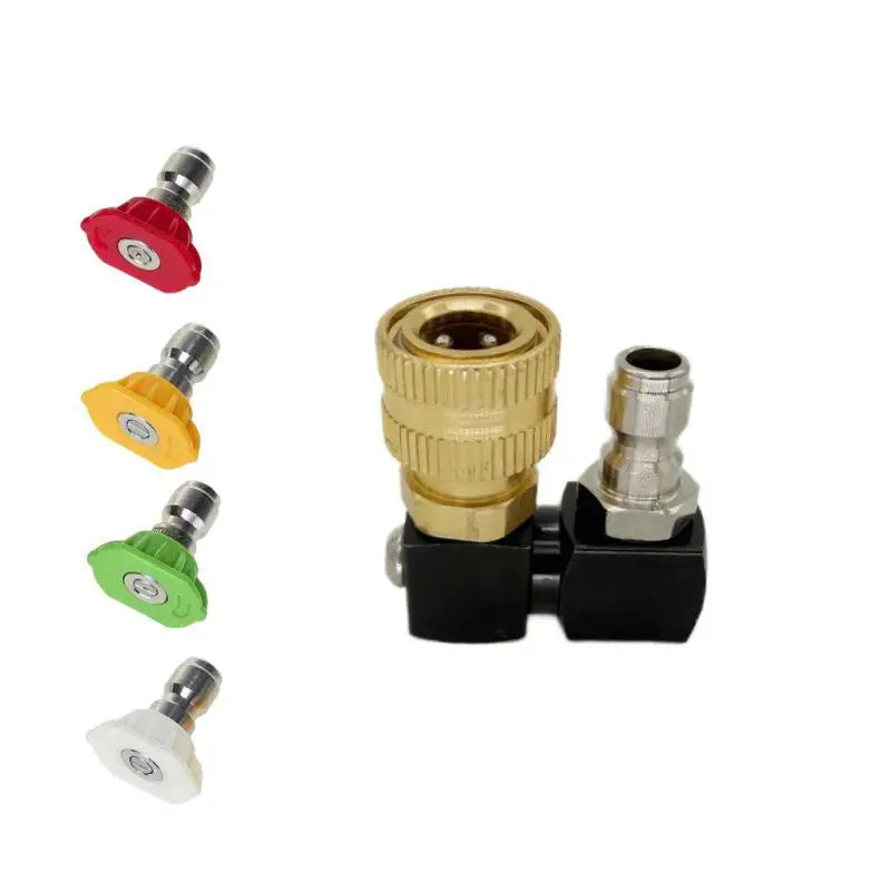"360-Degree Spinning Pressure Washer Gun Fitting, 1/4" Quick Connection for Car Wash - Waterproof, Water-Efficient Oasis Select B4