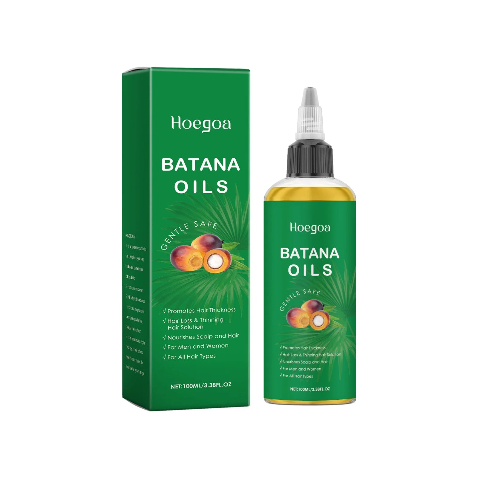 Batana Hair Strengthening Oil Deep Nourishing Smooth Repair Frizzy Damage Hair Anti Break Loss Promote Growth For All Hair Types Oasis Select 100ml BOXED