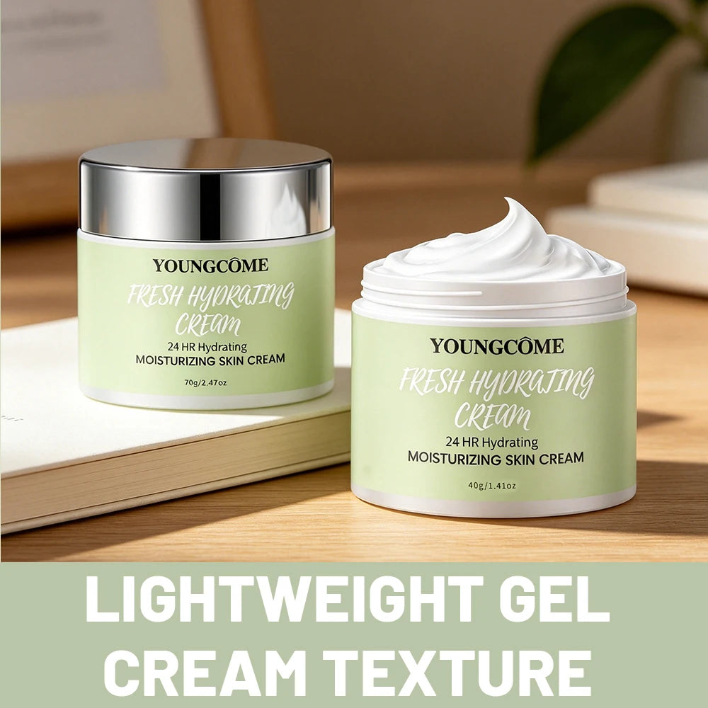 YOUNGCOME Hydrating Gel Cream – Hyaluronic Acid & Vitamin E 24H