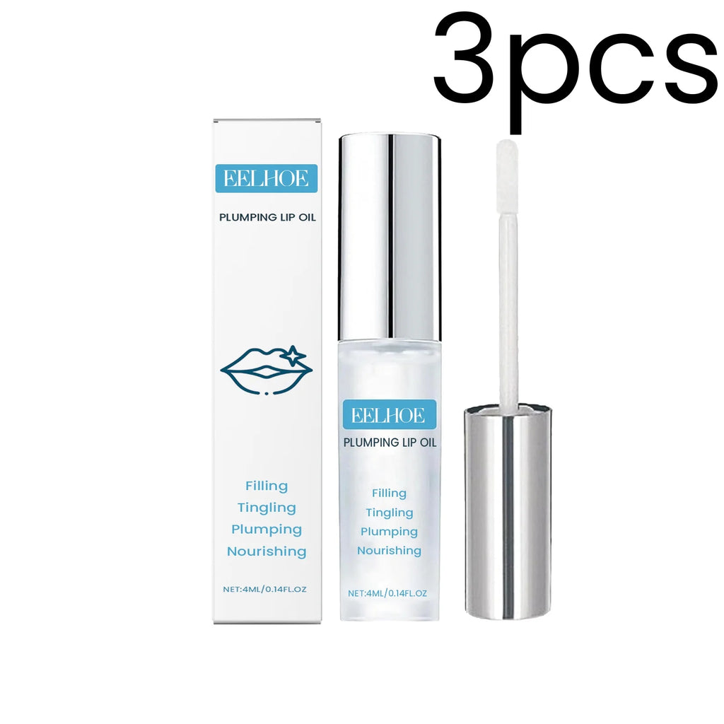 EELHOE Plumping Lip Oil – Moisturizing, Nourishing & Anti-Chap Plumping Lip Oil Oasis Select 3pcs