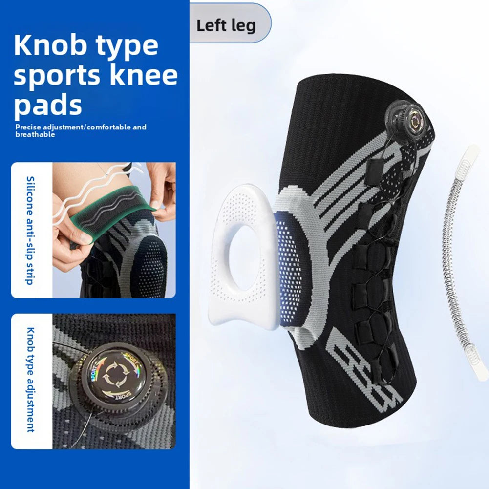 Knob-Style Knee Brace with Patella Gel Pad – Men & Women