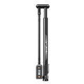Bicycle hand-operated high-pressure inflator with pressure gauge, portable manual air pump, 160PSI Oasis Select black