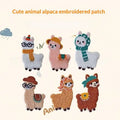 6Pcs Cartoon Llama Computer Embroidery Patch Towel Embroidery Patch For Clothing Decoration Bag Repair Durable Fabric Sticker Oasis Select Default Title