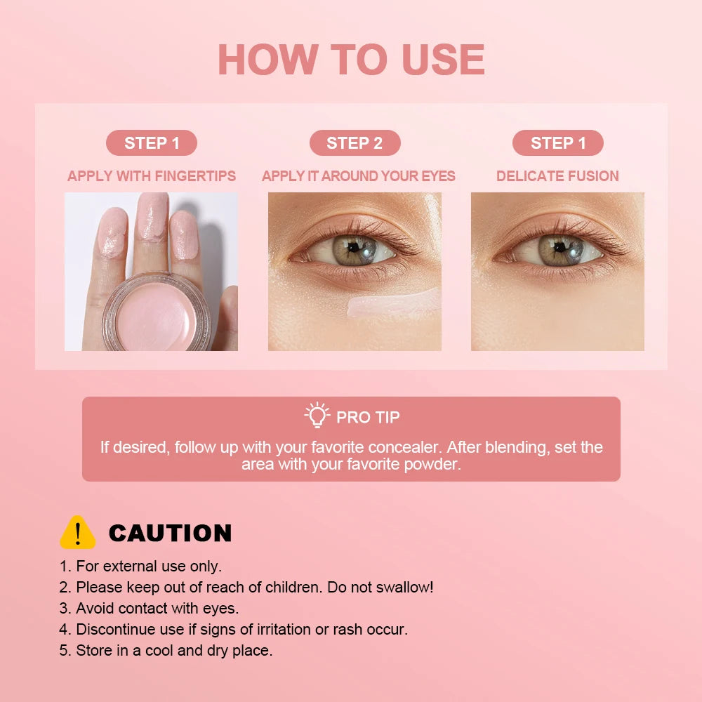 Eye Brightening White Skin Cover Dark Dark Circles Under Eye Law Fine Lines Are Suitable For European USA Girls Eye Cosmetics Oasis Select