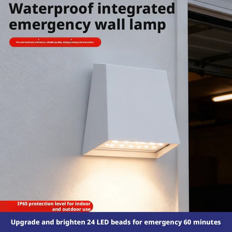 SHINEKNOT LED Motion Sensor Emergency Wall Light | IP65