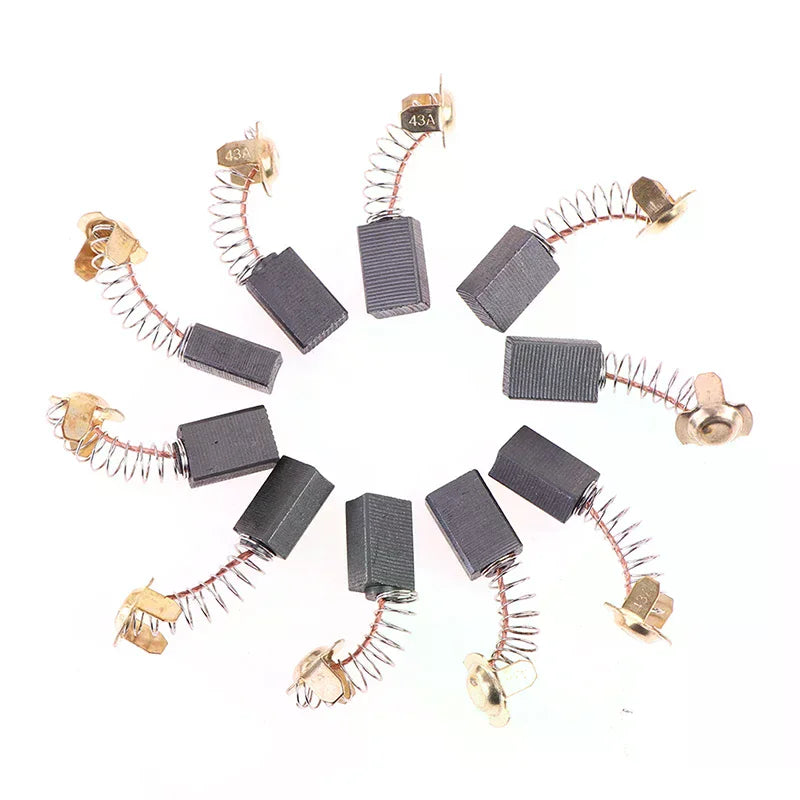 10Pcs Angle Grinder Carbon Brushes 7*11*17mm Power Tool Motors Spare Parts Oasis Select