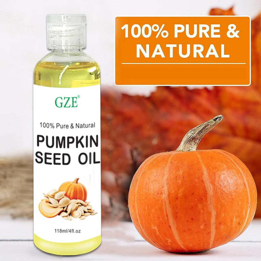 GZE Pumpkin Seed Carrier Oil – Cold Pressed Pure 118ml