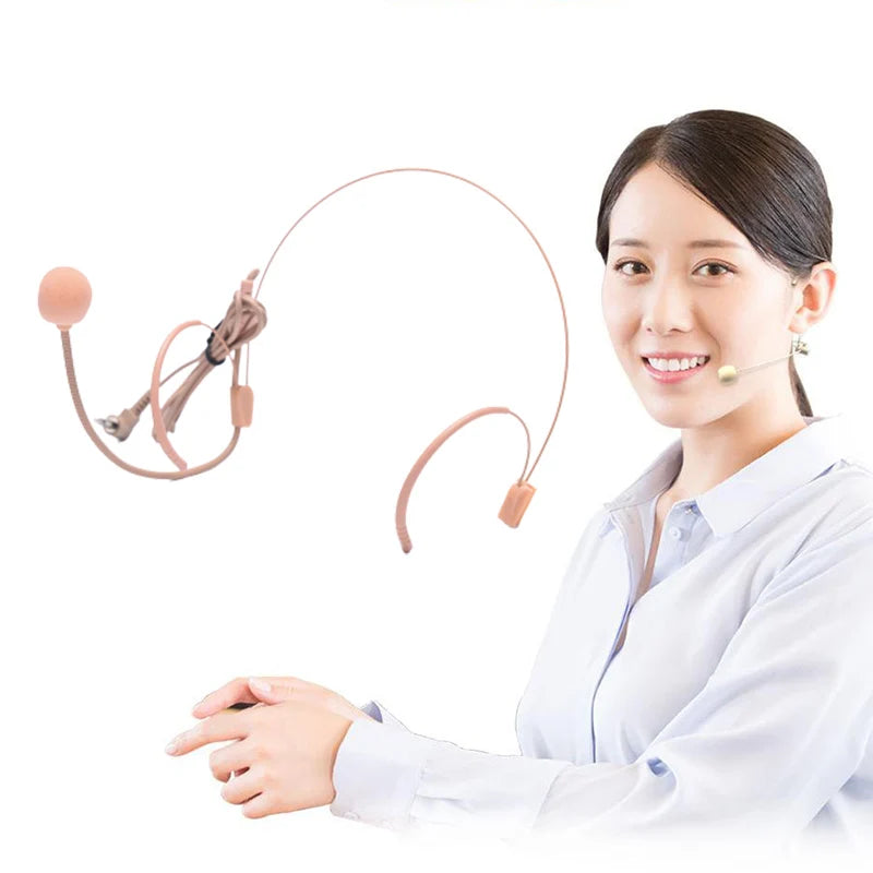 New Sale Headworn Condenser Headset Microphone Wireless Body-Pack Transmitter 3.5 mm Plug Oasis Select