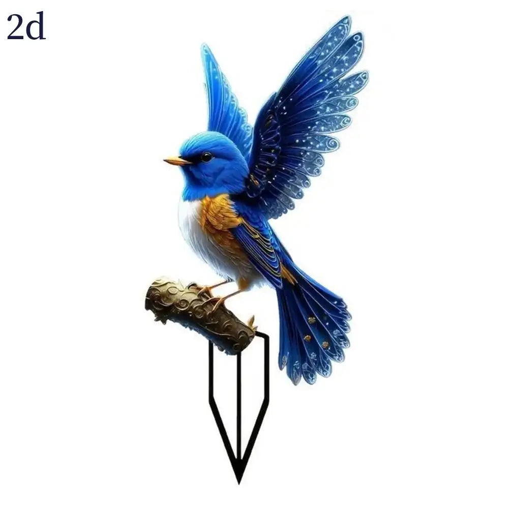 2D Acrylic Duck Garden Stake – Waterproof Bird Lawn Ornament