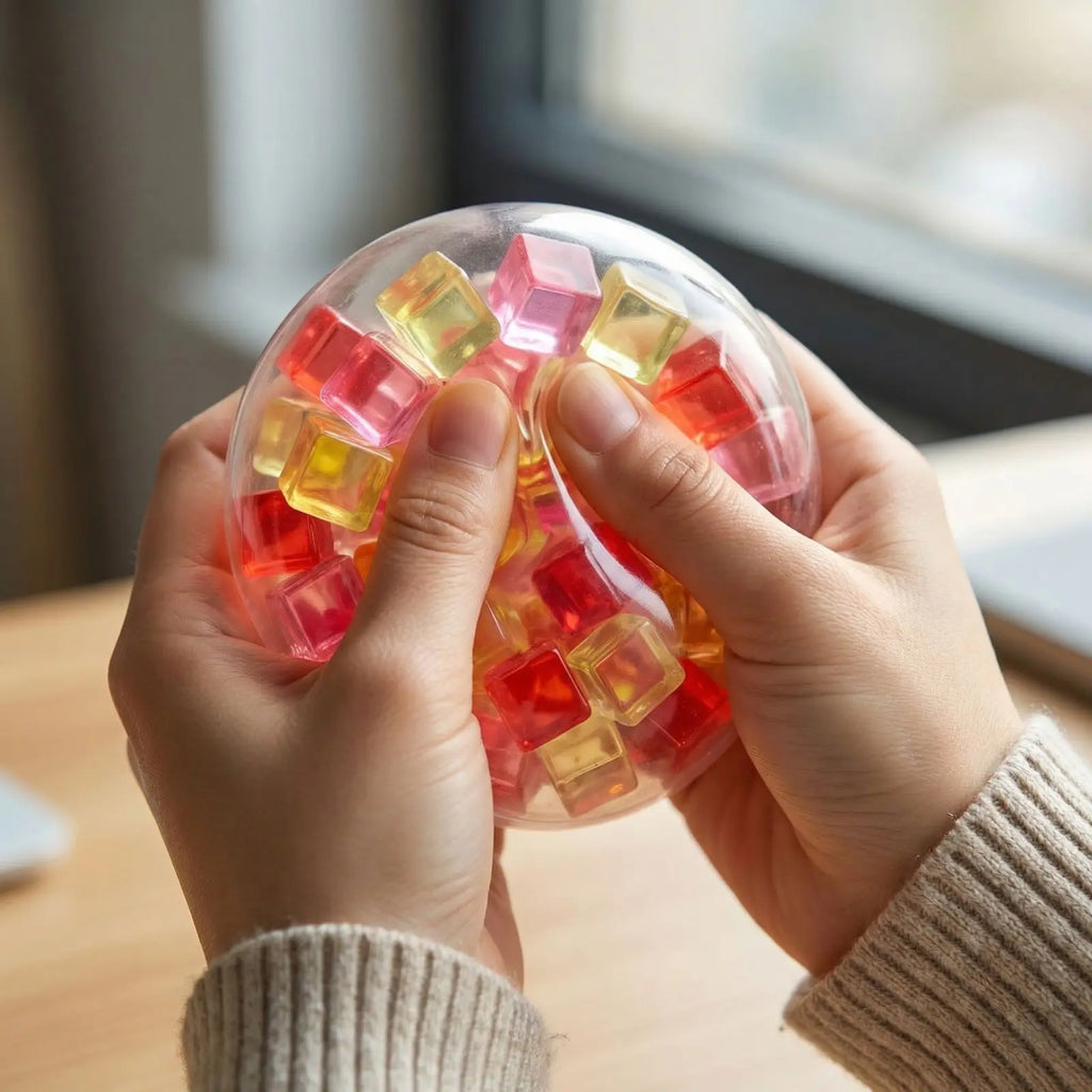 Squishy Stress Relief Ball – Soft Sensory Fidget Toy for Kids & Adults Stress Relief Toy Oasis Select
