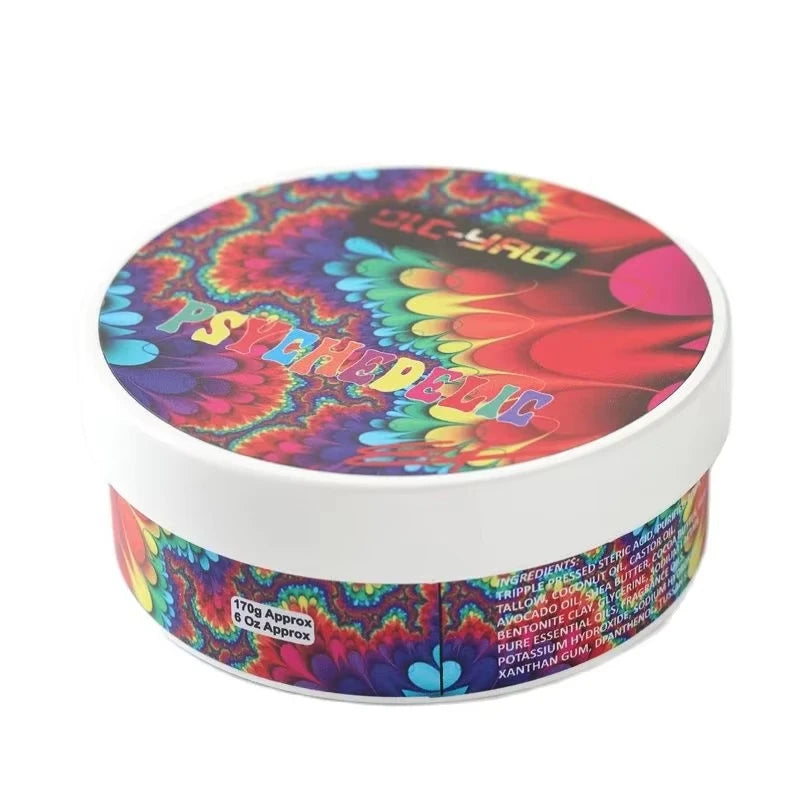 YAQI Psychedelic Artisan Shaving Soap for Men – 170g