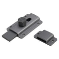 For Home Bedrooms Warehouse Door Lock Aluminum Alloy Lock 7.6cmx3.2cm 2.99inchx1.26inch Thick And Reinforced Base Oasis Select grey China Mainland