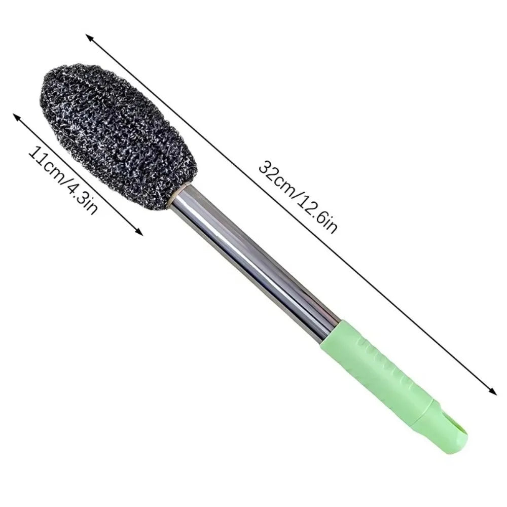 New Portable Steel Wool Cleaning Brush No Shedding Durable Toilet Brushss Multi-functional Cleaning Tool Oasis Select
