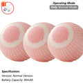 Cat Interactive Ball Training Self-moving Kitten Electric Cat Ball Toys Electronic Automatic Rolling Magic Ball Toys for Cat Oasis Select 3PCS-Pink