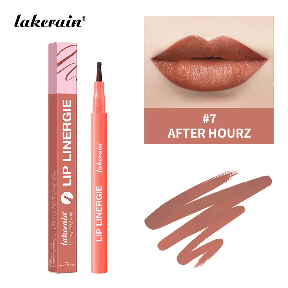 8 Colors Lip Lingerie Lip Liner Stain Long Lasting Waterproof Lip Liner Stain Transfer Proof Smudge Resistant Color Cosmetics Oasis Select AFTER HOURZ