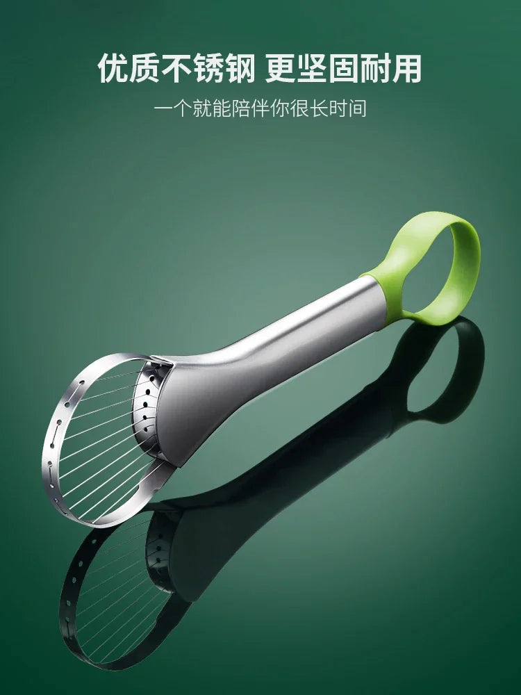 Avocado Knife Gadget Stainless Steel Cutter Kitchen Gadgets Fruit Cutting Artifact All for Kitchen and Home Dragon Fruit Slices Oasis Select