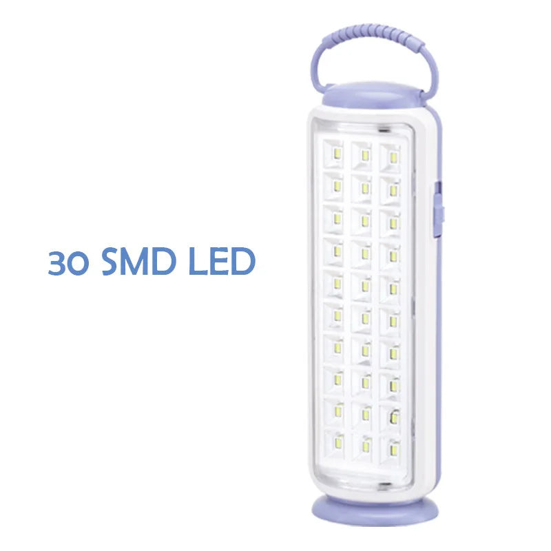 LED Emergency Light – Rechargeable Portable Lantern AC 110–220V