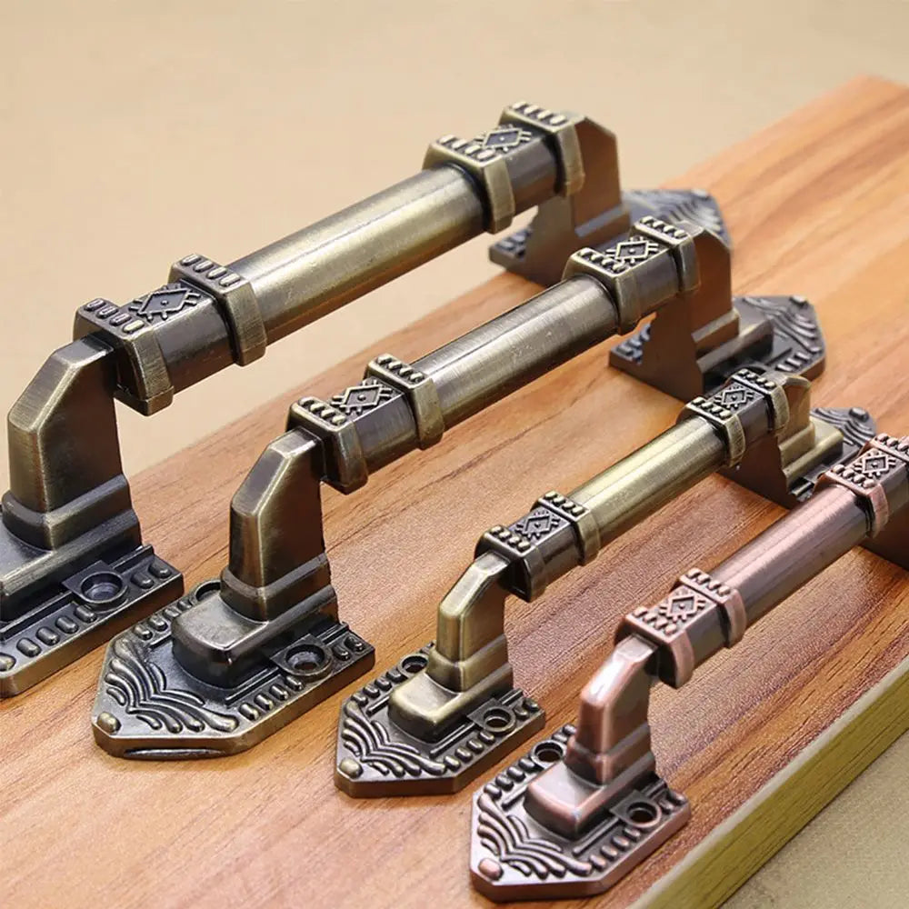 Antique Aluminum Alloy European Drawer Flush Handles Decorative Furniture Wood Barn Door Handle Oasis Select