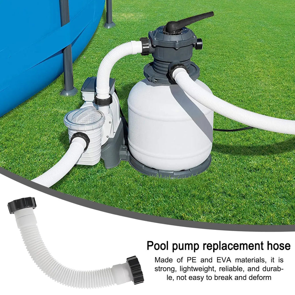 Pool Pump Hose Heavy-Duty Flexible Quick-Connect Parts Hose Pool Pump for Swimming Maintenance Cleaning Hot Tubs Oasis Select