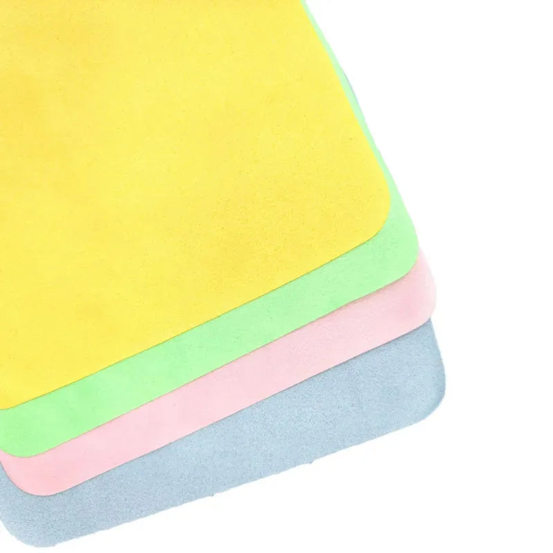 5/10/30pcs High Quality Chamois Glasses Cleaner Microfiber Cleaning Cloth For Lens Phone Screen Cleaning Wipes Eyewear Accessory Oasis Select