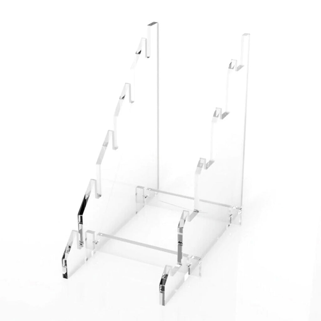 5-Slot Knives Display Stand For Camping Acrylic Transparent Knives Tool Storage Rack Stair Style Display Stand Holder For Campe Oasis Select