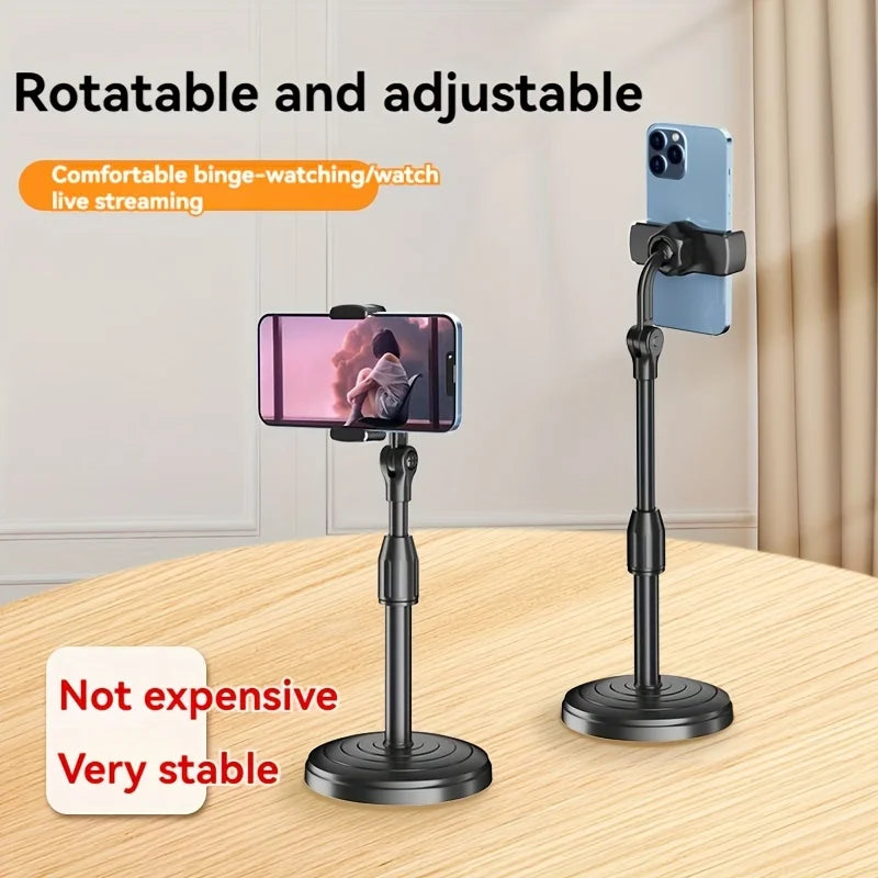 Multifunctional Phone Holder Live Broadcast Stand Adjustable Height Telescopic Portable Mobile Phone Bracket For iPhone Samsung Oasis Select