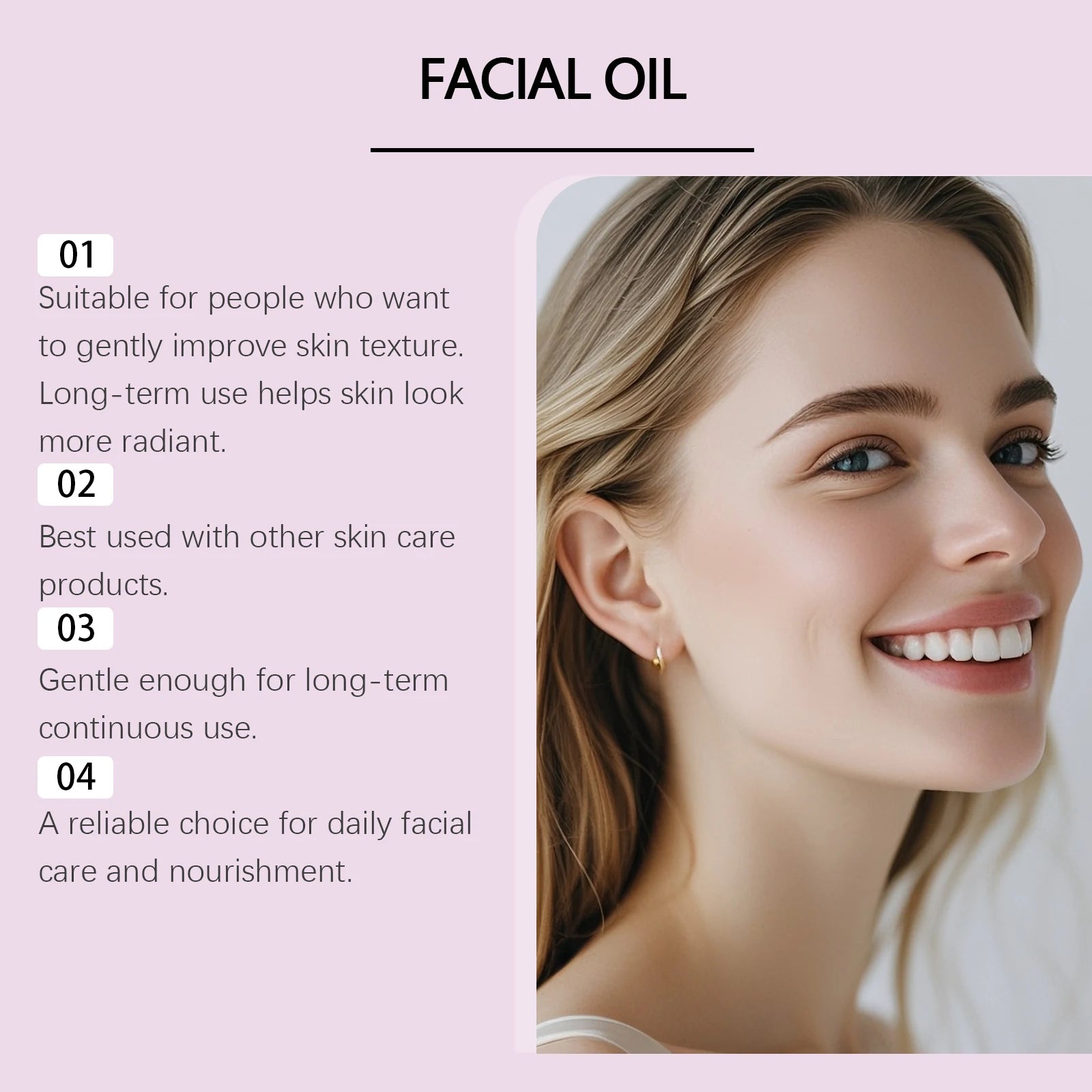 Lavender Facial Moisturizing Oil - Nourishing Facial Oil for Enhancing Complexion Radiance and Gentle Skincare Oasis Select
