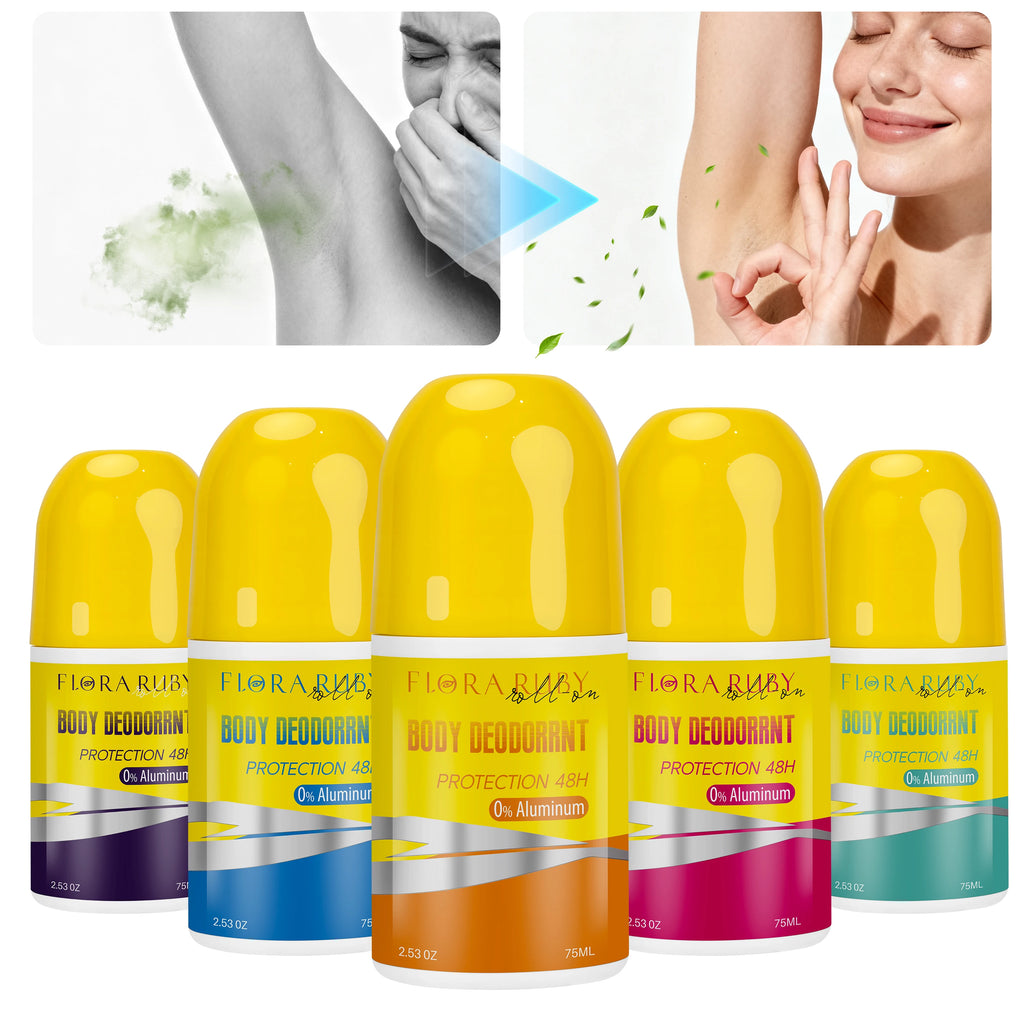 Flora Ruby 75ml/2.53fl.oz aluminum free and parben free , 48 Hours Of Lingering fragrance Underarm transparent watery Oasis Select