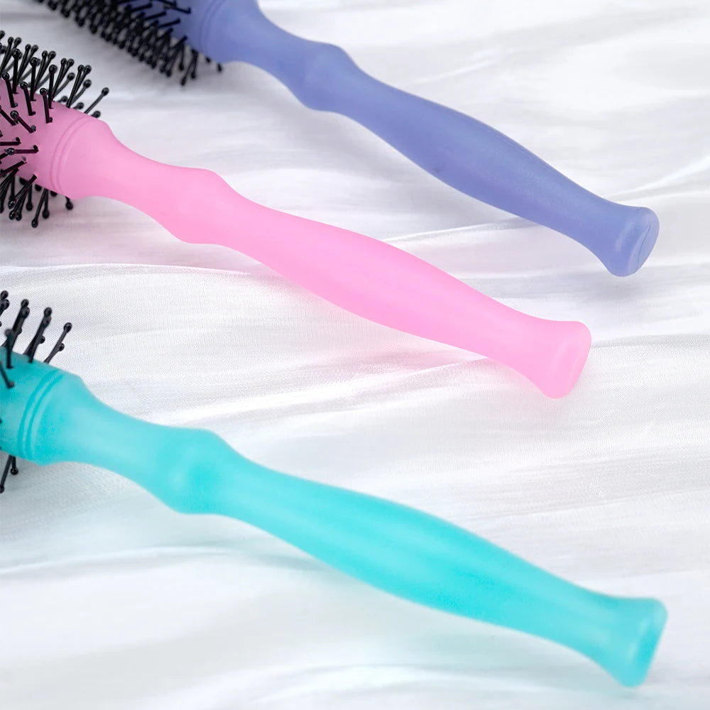Ergonomic Round Styling Brush – Soft Nylon Bristles, All Hair Types Round Styling Brush Oasis Select
