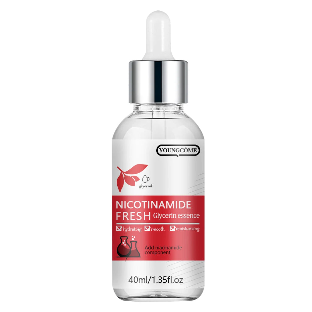 Niacinamide Glycerin Essence - Hydrating Soothing Serum make the skin appear lighter for Daily Skin Care - Fresh Lightweight Oasis Select 40ml