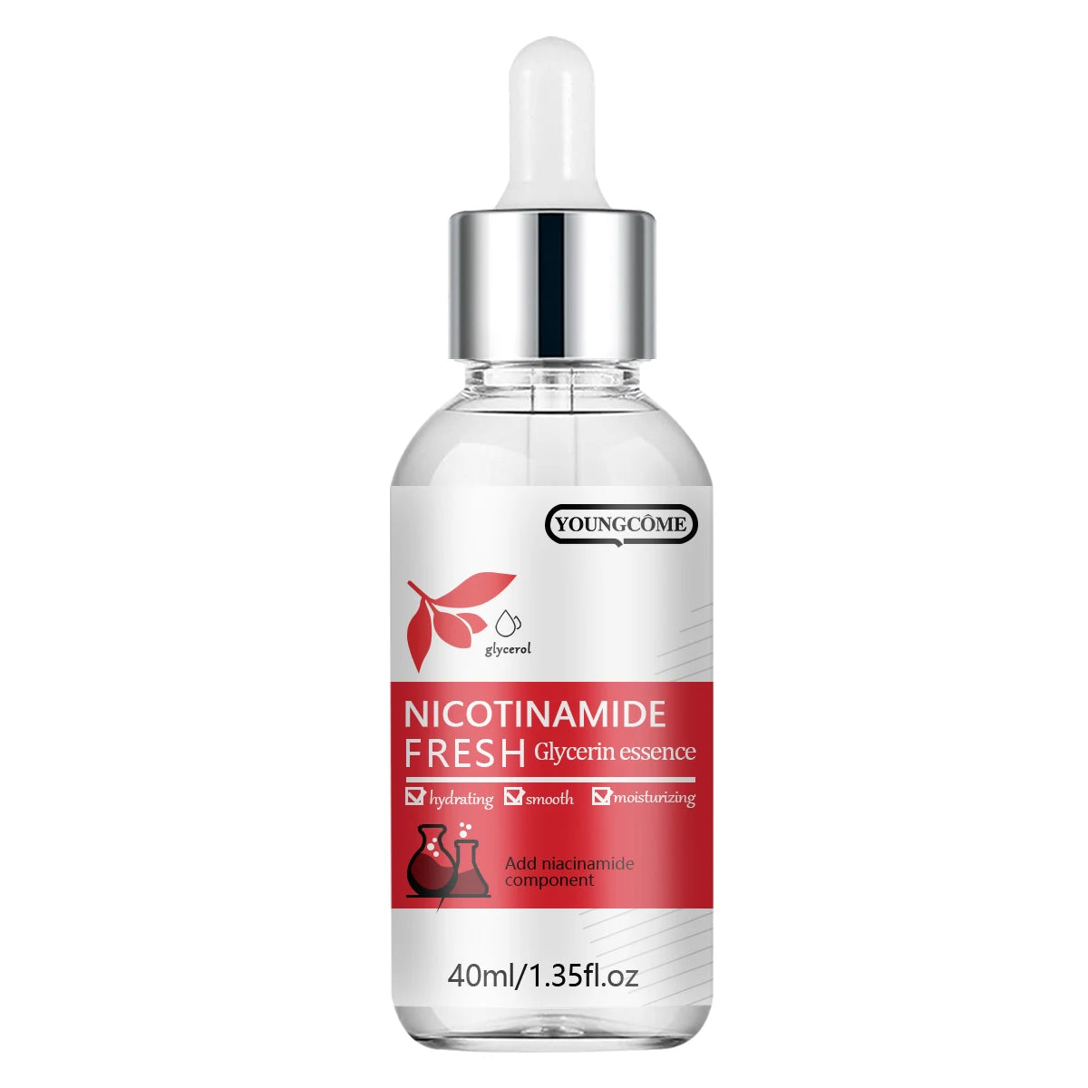 Niacinamide Glycerin Essence - Hydrating Soothing Serum make the skin appear lighter for Daily Skin Care - Fresh Lightweight Oasis Select 40ml