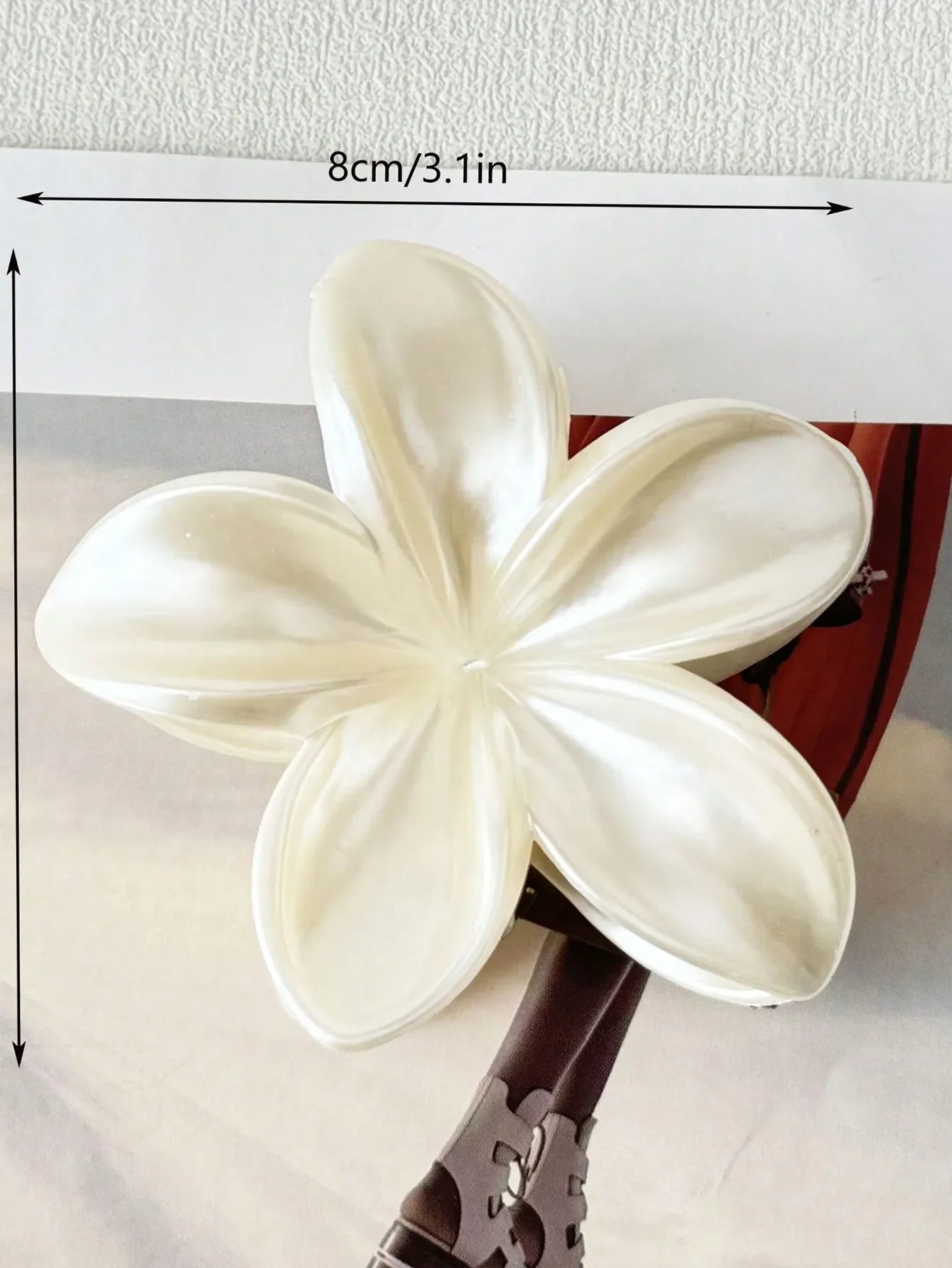 1/2 Pcs Fashion Simple Shiny Egg Flower Hair Claws For Women Girls Party Hair Accessories Oasis Select Lavender