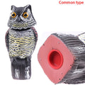 Realistic bird scarer rotating head sound owl prowler decoy protection repellent Oasis Select A