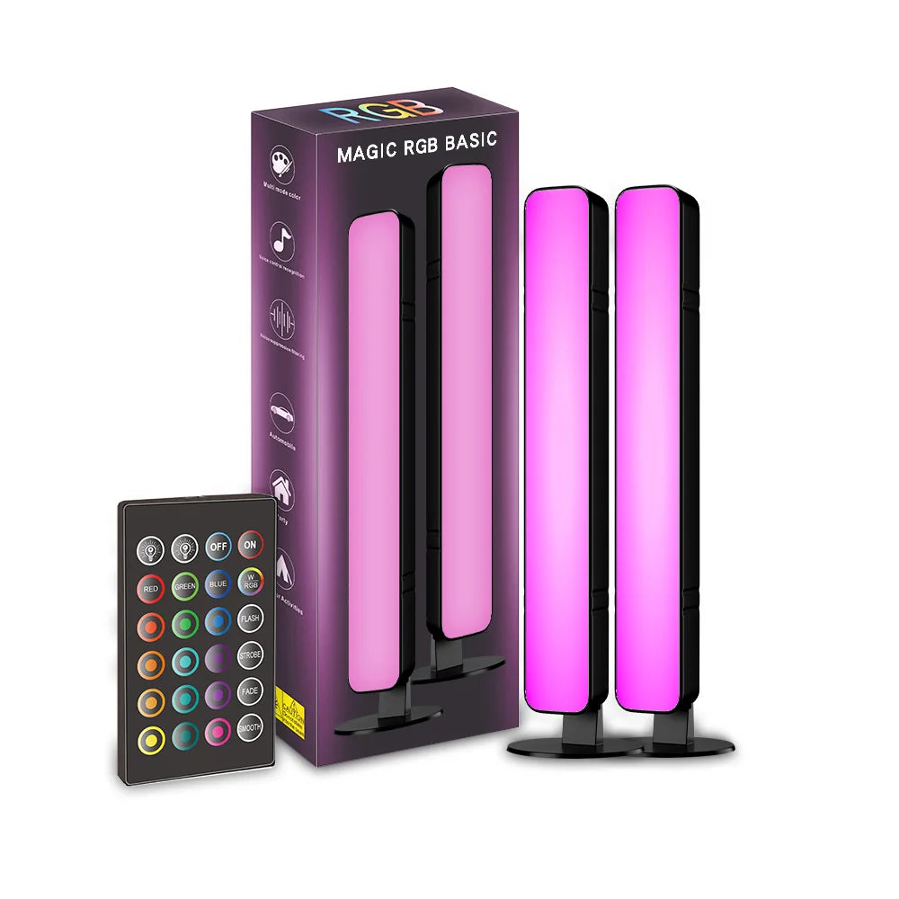 RGB LED Ambient Light – USB Music Sync Gaming & Bedroom Lamp