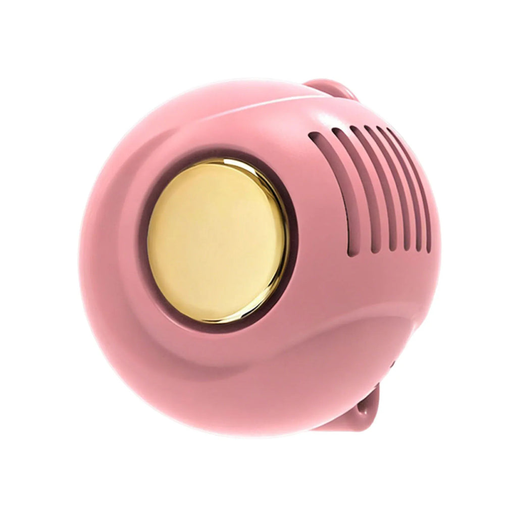 Portable Silent Fan Adjustable 3-Speed Waist Clip Whirlwind Fans Waist Hanging Leafless Blower for Outdoor Sporting Oasis Select Pink China Mainland