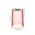 Magnetic Back Flip Cup, Transparent and Simple Household Toiletry Cup, Wall-Mounted Toothbrush Cup, Toothbrush Holder Shelf Oasis Select Red