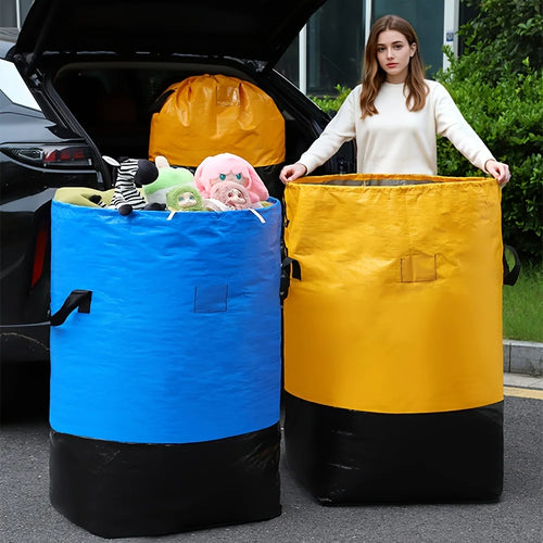 1-Pack Heavy Duty Moving Bags, Large Storage Organizer for Clothes Bedding, Foldable Travel College Dorm Packing Solution Oasis Select