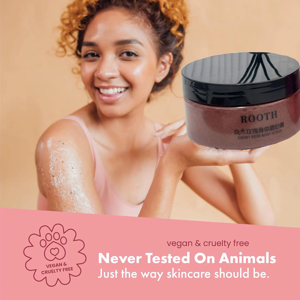 Rose Salt Body Scrub 250g – Collagen & Stem Cells Exfoliator