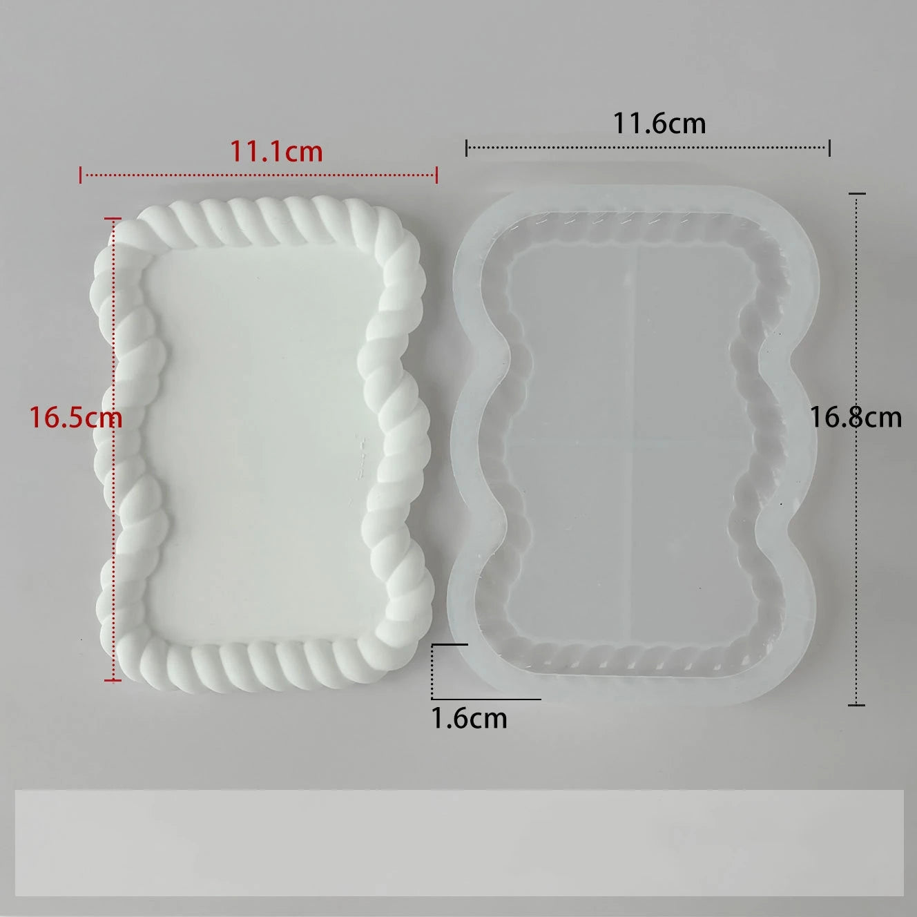 Bubble Storage Tray Silicone Mold DIY Resin Plaster Cement Gift Casting Mould Round Flower Cloud Heart Shape Coaster Home Decor Oasis Select J-366
