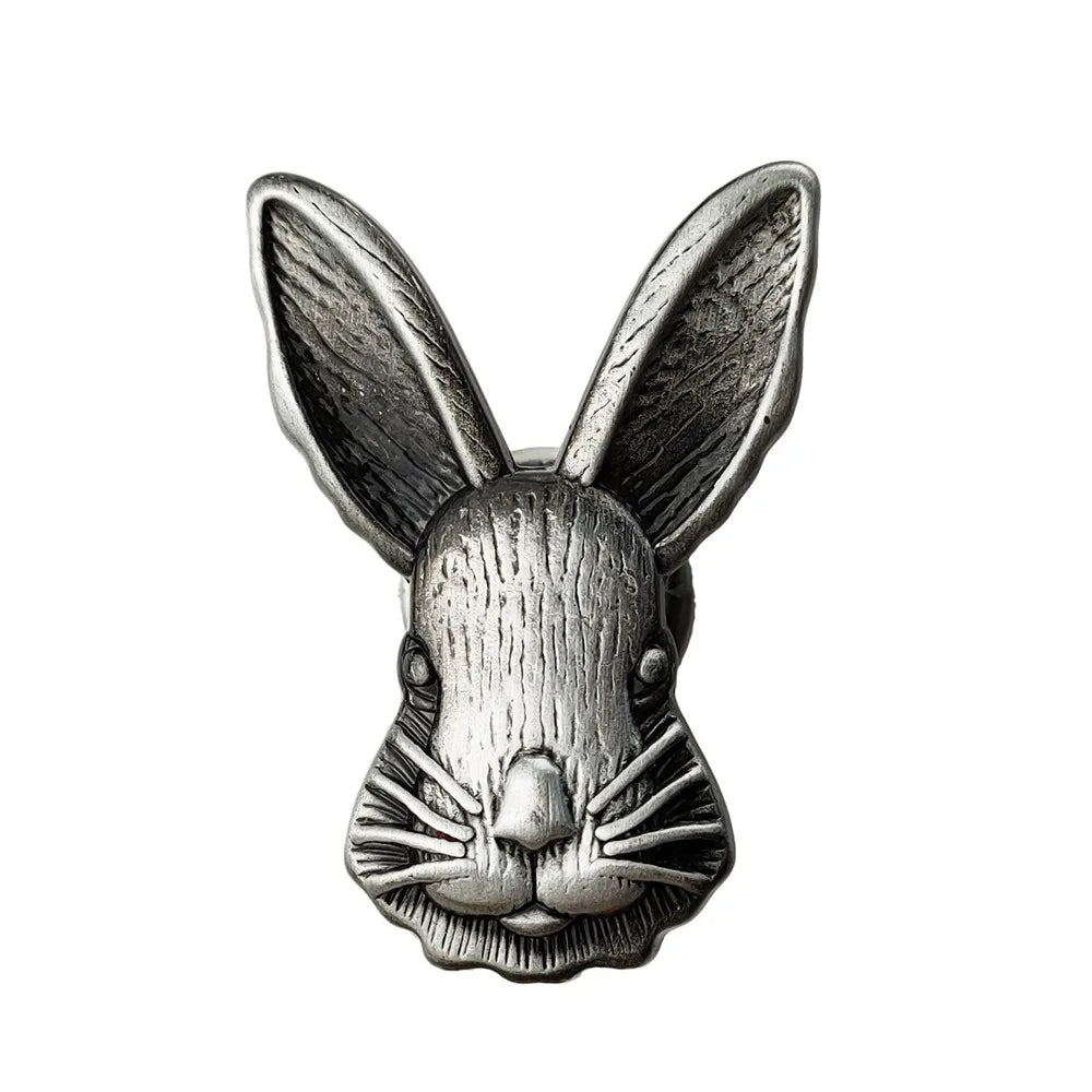 Easter Day Retro Alloy Rabbit Bunny Brooches Pins Female Trendy Party Collar Pins Cute Sweater Badges Pin Accessories Oasis Select