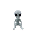 3D Printed Fantasy Alien Statues Interesting Space Decor Fun Designs Suitable for Indoor Outdoor Home Decoration Art Oasis Select Pure White