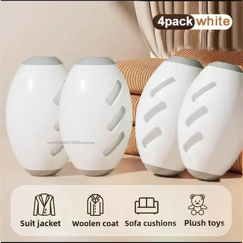 Reusable Lint Roller High-Quality Washable & Portable Strong Adhesive for Pet Hair and Dust Removal Clothes Furniture Travel Oasis Select 4PCS-White