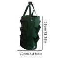 3Pcs Hanging Grow Bags For StrawberryTomatoes Hanging Planting Grow Bag Vertical Garden Strawberry Planter Pot Aeroponic Tower Oasis Select Green 3Pcs