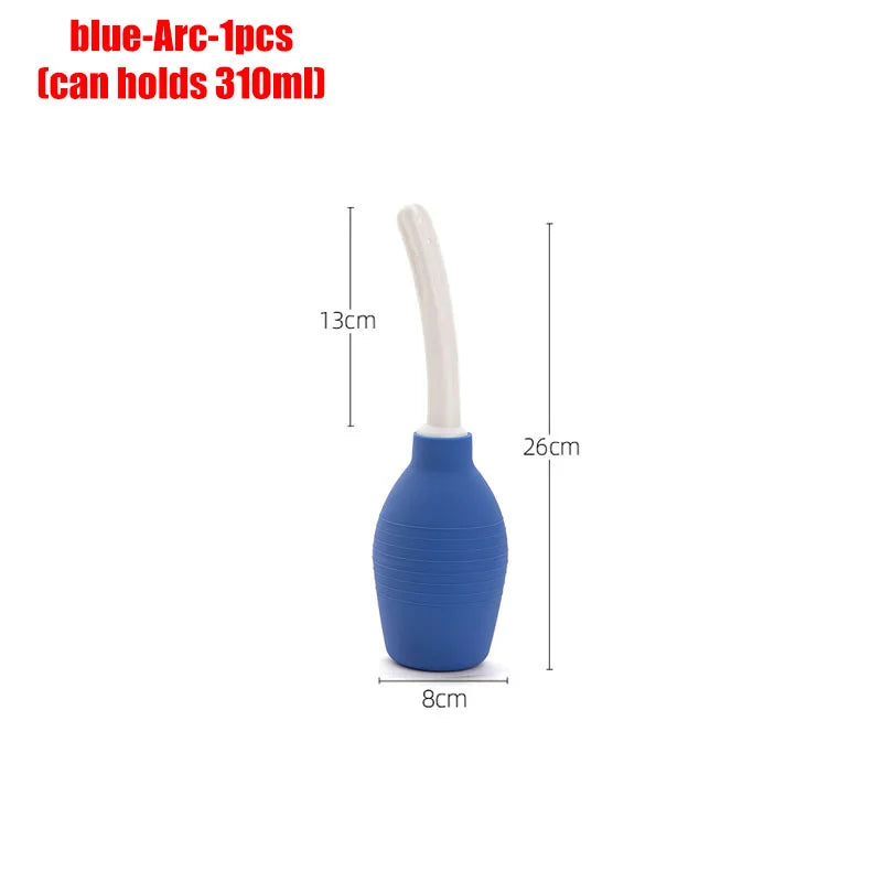 Enema multiple sizes personal care bidet penetration anal douche bathroom accessories toilet shower WC hygienic bidets parts Oasis Select blue-Arc-1pcs