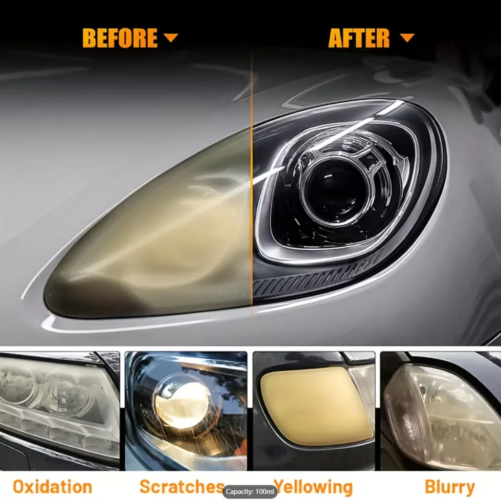 Ceramic Coating Headlight Restoration Fluid – No Sanding Headlight Restoration Fluid Oasis Select