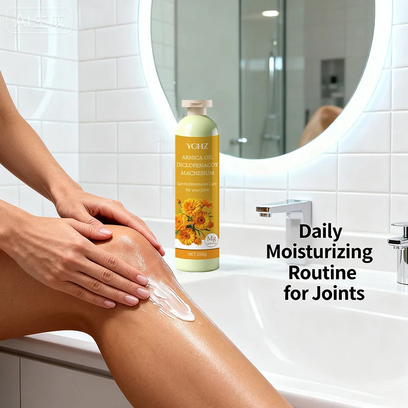 Calendula Magnesium Massage Cream – Cooling Body Moisturizer