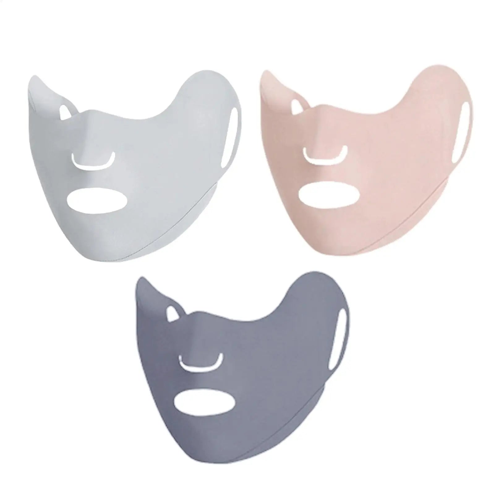 1PC UV Protection Face Mask Breathable Ice Silk Mask Washable Dustproof Sunscreen Mask Anti-UV Outdoor Riding Face Mask Oasis Select