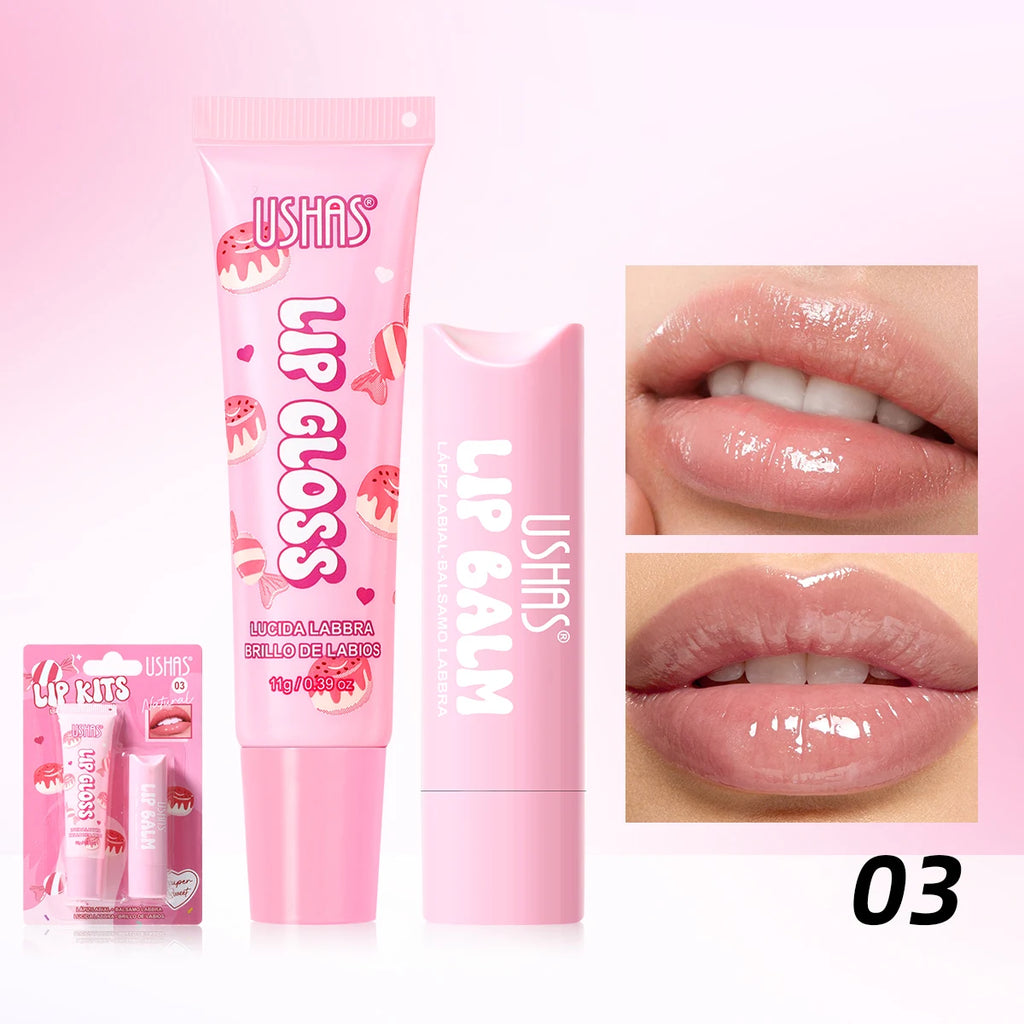 USHAS Lip Balm & Gloss Set – Moisturizing Lip Care Kit
